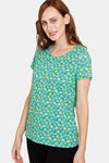 Rosaline Meadows Knit Cotton Top (Pack of 2) - Green Pink — thumbnail 8